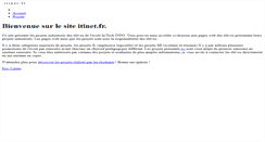 Desktop Screenshot of itinet.fr